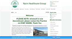 Desktop Screenshot of nairnhealthcaregroup.co.uk